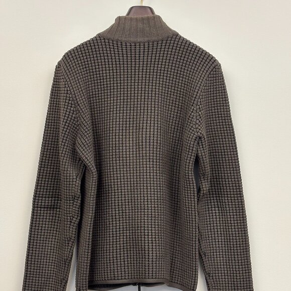 Armani Collezioni Textured Wool Cardigan | Size Large - Picture 3 of 4